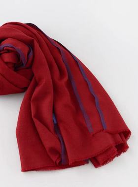 包税包邮日本arts science精选Yaser Shaw克什米尔羊绒围巾