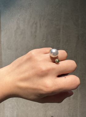 arts&science南洋珍珠开口戒指