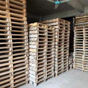 二手叉车木托盘卡板物流垫仓板货架实木仓库地台防潮栈板支持定制