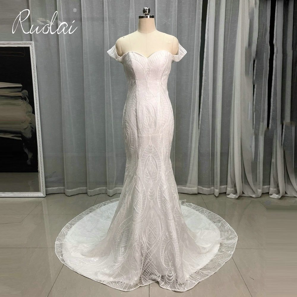 owd-h2029 off the shoulder sweetheart lace wedding dress mer