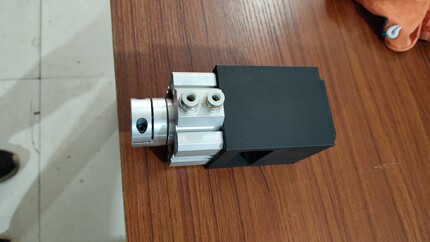 精密气动夹座仪表车夹头MS07型小型夹座气动车床主轴数控旋转夹座
