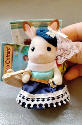 森贝儿北美限定Calico Critters 小镇女孩巧克力兔姐姐 盒损全配