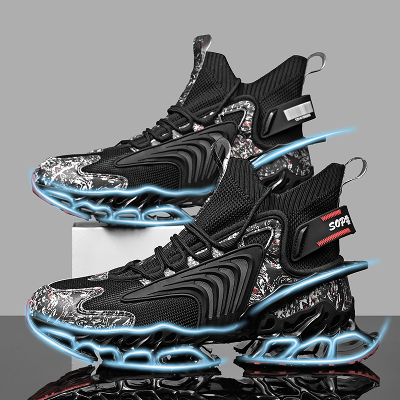 国潮男鞋刀锋鞋秋冬男款运动休闲鞋男士增高4546大码鞋子男生潮鞋