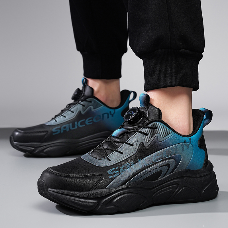 国潮官网旋转纽扣鞋男休闲运动鞋