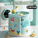 儿童泡澡桶可折叠泡浴桶洗澡桶婴儿游泳桶家用宝宝浴桶可坐秋冬天