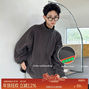 男童外套摇粒绒2025春秋款儿童校服神器中大童秋装上衣大童男装潮