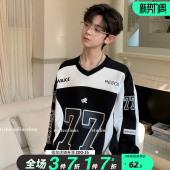 薄款 春装 长袖 青少年男装 上衣 男童卫衣春秋装 潮牌炸街春款 2026新款