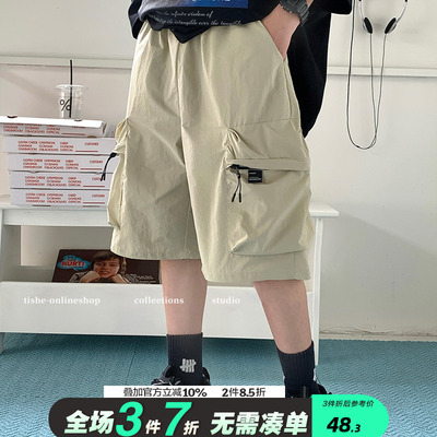 男童短裤薄款工装短裤