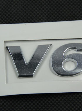 大众原装 V6车标 后标 新迈腾 新帕萨特 CC V6后标 后备箱标