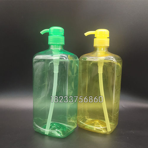 1L洗洁精塑料包装空瓶子pet按压式洗涤剂压泵桶1000ml新款分装壶