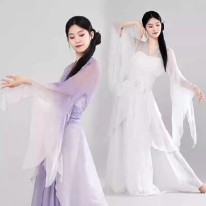 古典舞服装纱衣成人仙气演出服中国舞上衣网纱2025新款舞蹈练功服