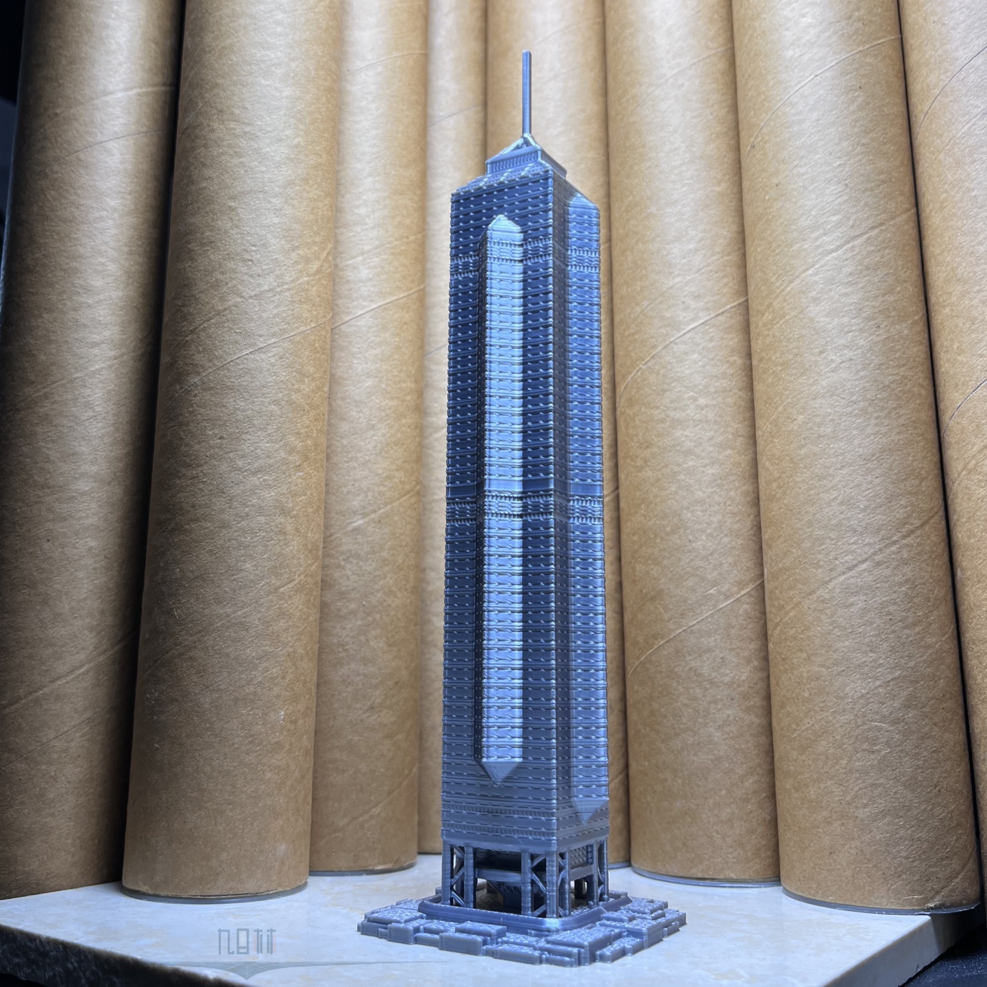 香港中环中心模型香港地标建筑摆件现代简约旅游礼品建筑工艺品