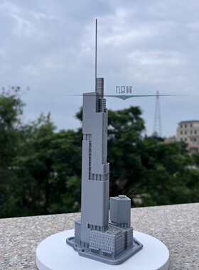 南京紫峰大厦模型南京地标建筑摆件简约旅游纪念品建筑工艺品