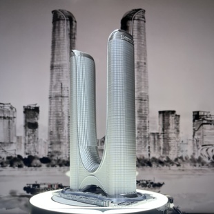 杭州世纪中心模型杭州高楼地标建筑摆件简约旅游纪念品建筑工艺品