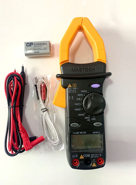 MASTECH华仪MS2001/2101/C钳形万用表交直流1000A数显电流钩表