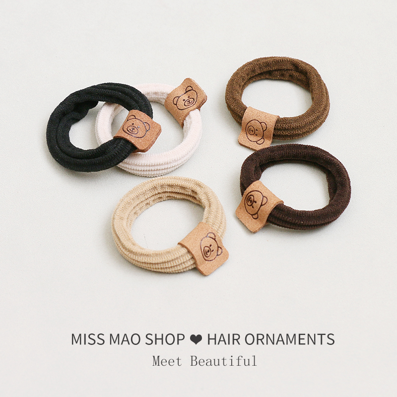 发圈布简约可爱高弹力