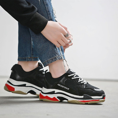 春季ulzzang原宿街拍透气运动鞋