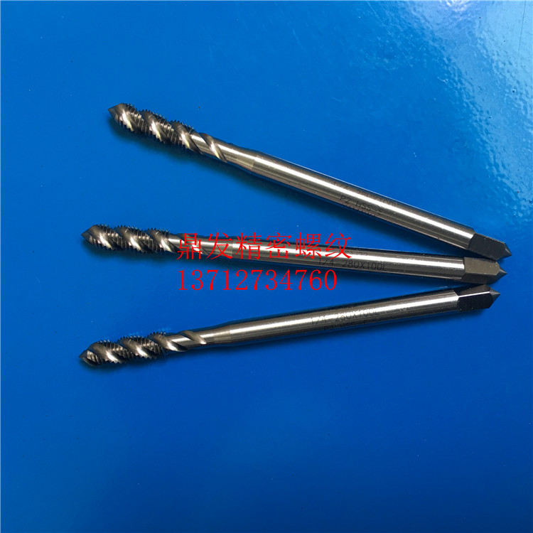 日本OSG加长螺旋丝锥10-24-32U3/16-24U1/4-20-28X100L钢铝6G丝攻