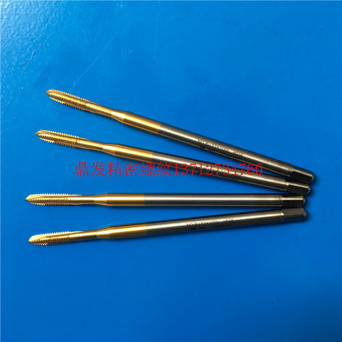日本OSG加长镀钛直槽先端丝攻6-32U8-32U10-32U1/4-20X100L丝锥6G