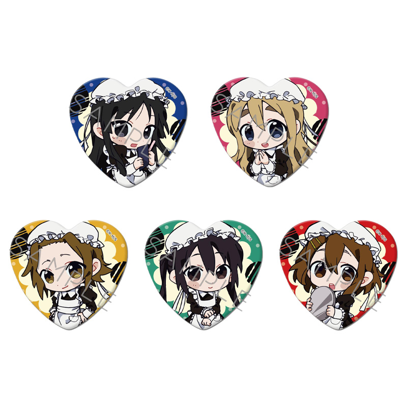 甘乐屋 预定 轻音少女 SYNC 放课后茶话会心形徽章吧唧谷子周边