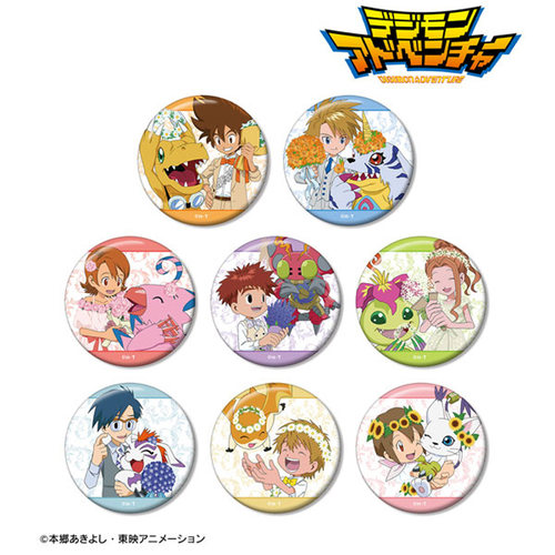 数码宝贝25周年捧花徽章