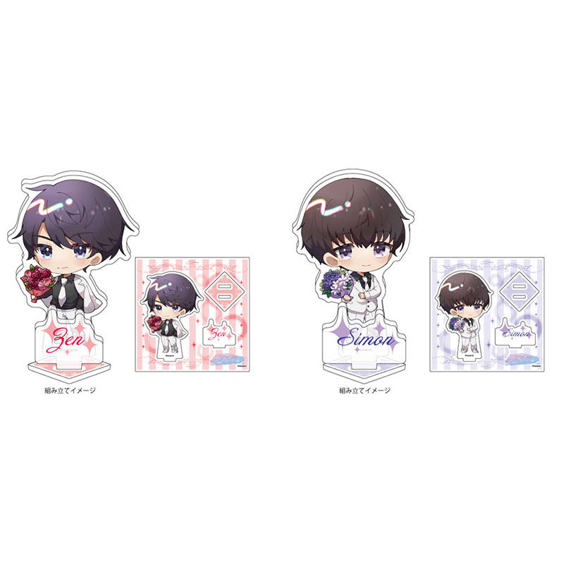 现货 恋与制作人 五周年 白西 亚克力立牌摆件 动漫周边