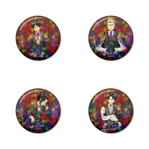 预定 进击的巨人 Amnibus 梦见王座 75mm 闪徽章吧唧 周边日谷