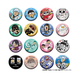 现货 银魂 大川联动 MH Q版 抽象 58mm 徽章吧唧日谷子周边