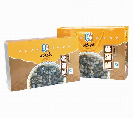 南通 如东 特产 仙缘 海鲜 多味 黄泥螺 礼盒 1680g 四口味