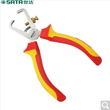 世达 SATA 70141 VDE绝缘耐压剥线钳 6寸