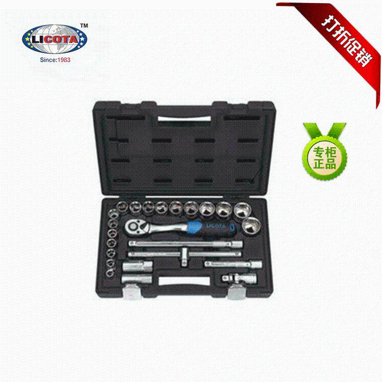 LICOTA 수입 24피스 1|2 종합 인치 래칫 렌치 소켓 세트 ALK-8012FS