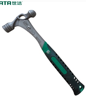 世达减震圆头锤钳工锤工业钣金防震铁榔头奶头锤子92722 92734