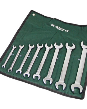 世达多种全抛光双开口扳手组套 08009 08010 09029 09045