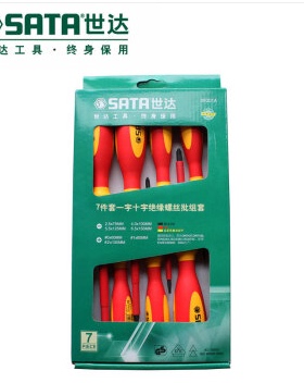 世达VDE绝缘螺丝批组套09302 09301A