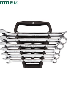 世达 全抛光两用扳手组套09017 09018 09019 09020 09021 09022