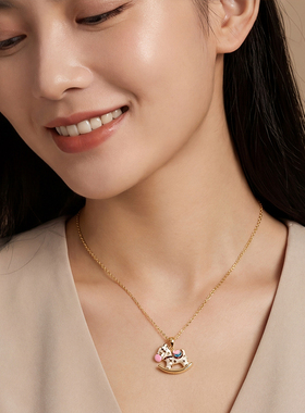马年小马项链女毛衣项链2026年马上有钱新款锁骨链气质潮春夏配饰