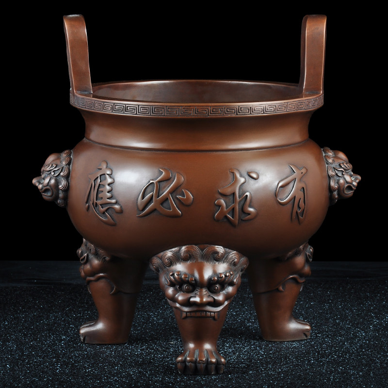 铜线有求必应家用佛堂寺庙香炉