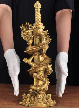 纯铜招财风水家居客厅玄关装饰品