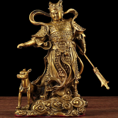 杨戬哮天犬二郎真君居家工艺品