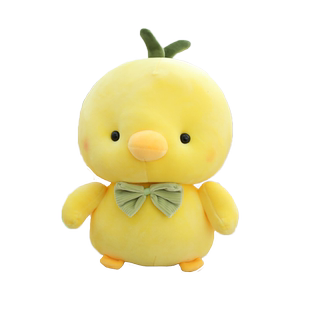 小黄鸡公仔玩偶布娃娃可爱萌小鸡毛绒玩具女孩安抚宝宝圣诞节礼物