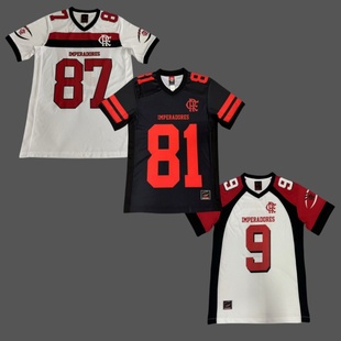 2025弗拉门戈球衣棒球服足球服黑色白色大码4XL Flamengo jersey