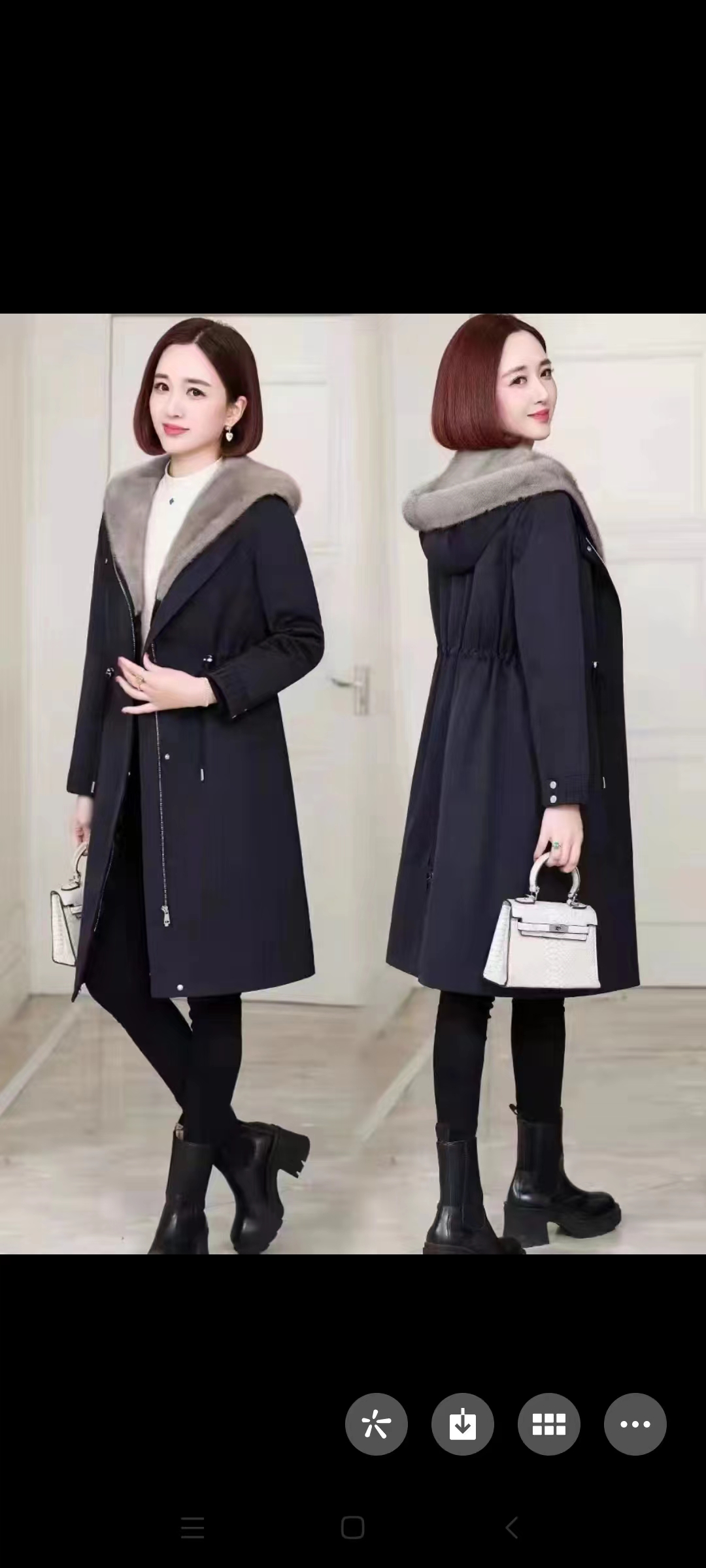 水貂帽子派克服