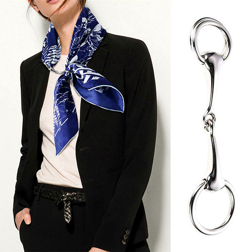 高档配饰丝巾扣H方巾扣