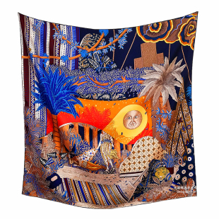 90女士大方巾斜纹真丝丝巾桑蚕丝围巾小披肩欧美头巾 仲夏夜