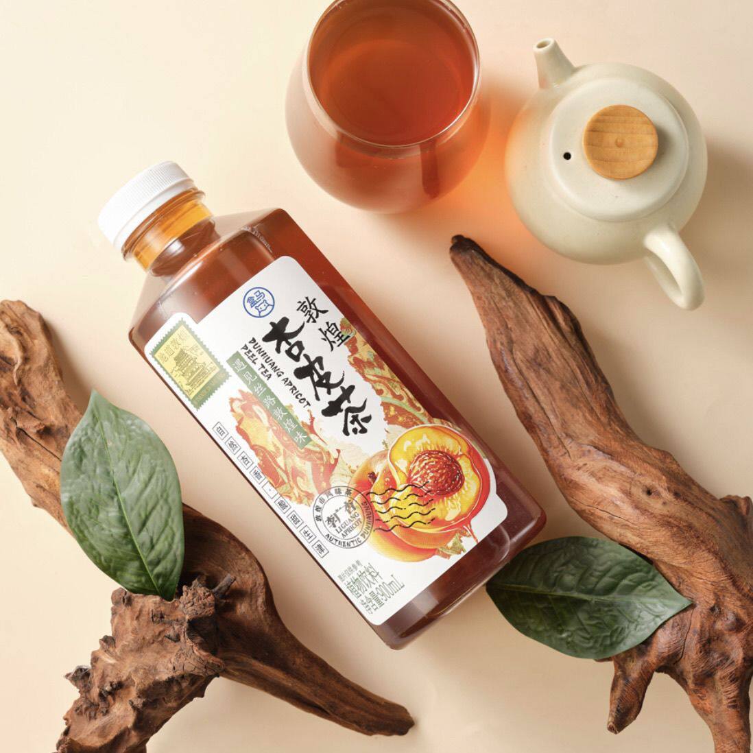 盒马敦煌杏皮茶900ml酸甜生果汁茶饮料