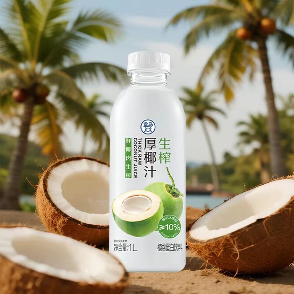 盒马生榨厚椰汁1L植物蛋白饮料