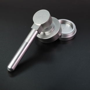 （压粉器）粉样盒面粉石灰粉末成型器带棘轮 白度仪专用配件