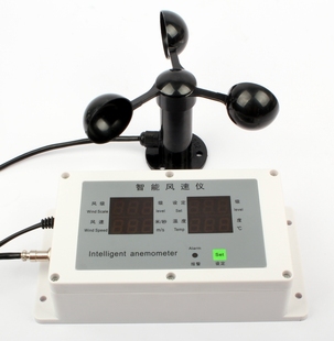 塔机塔吊专用风速仪风速计建筑工地施工气象风力级温度船舶两件式