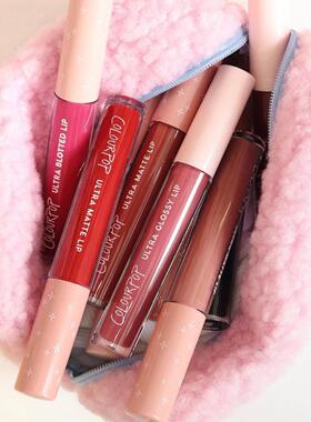 唇釉Colourpop卡拉泡泡哑光雾面丝绒欧美显白口红zuma低保和裸色