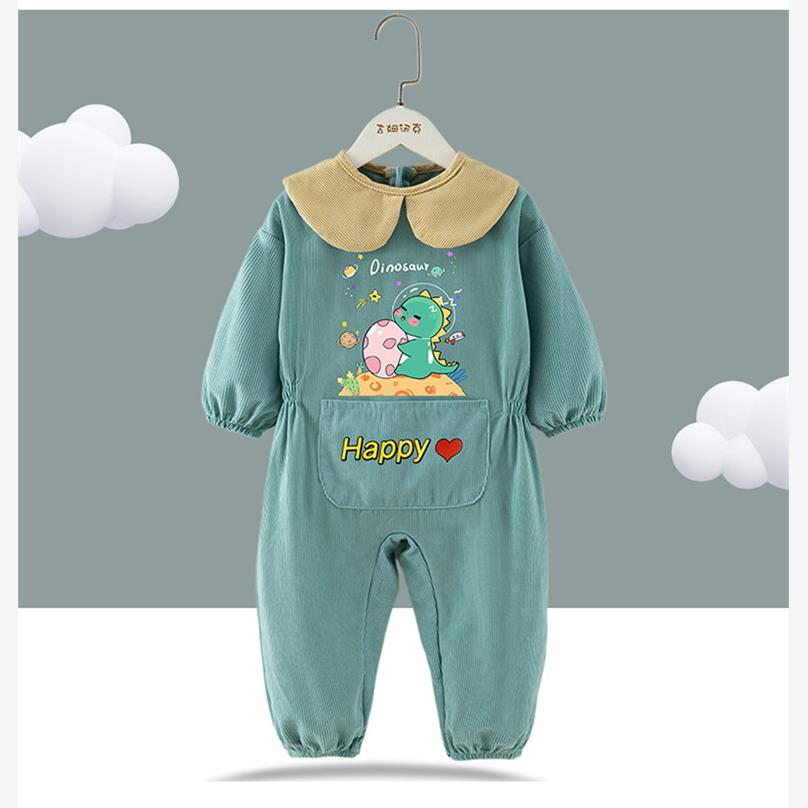 宝宝爬爬服秋冬一体式罩